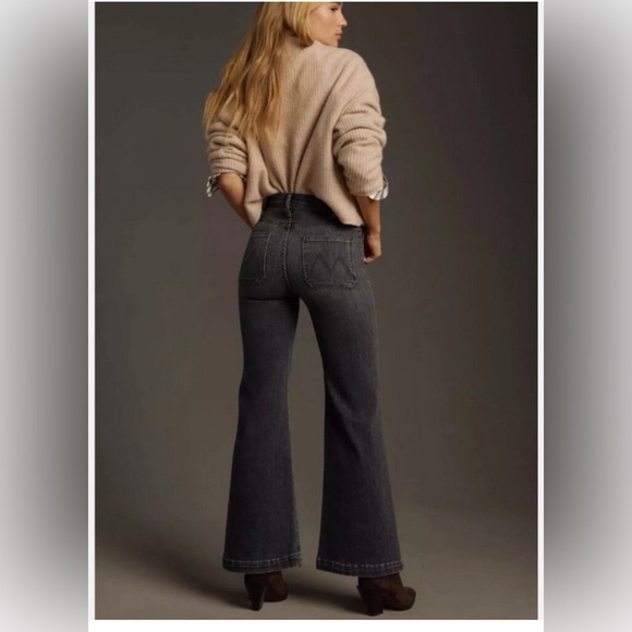 MOTHER Gray Flare Jeans - Picture 2 of 14